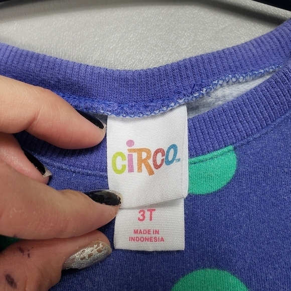 3/$15 Girls circo heart sweater dress size 3T - Picture 6 of 8